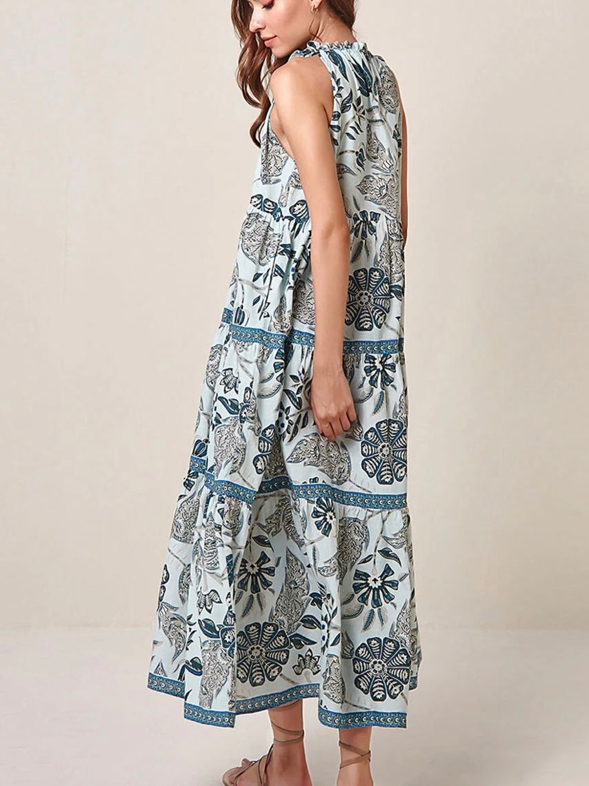 Omika Paola Maxi Dress in Nadia Mint