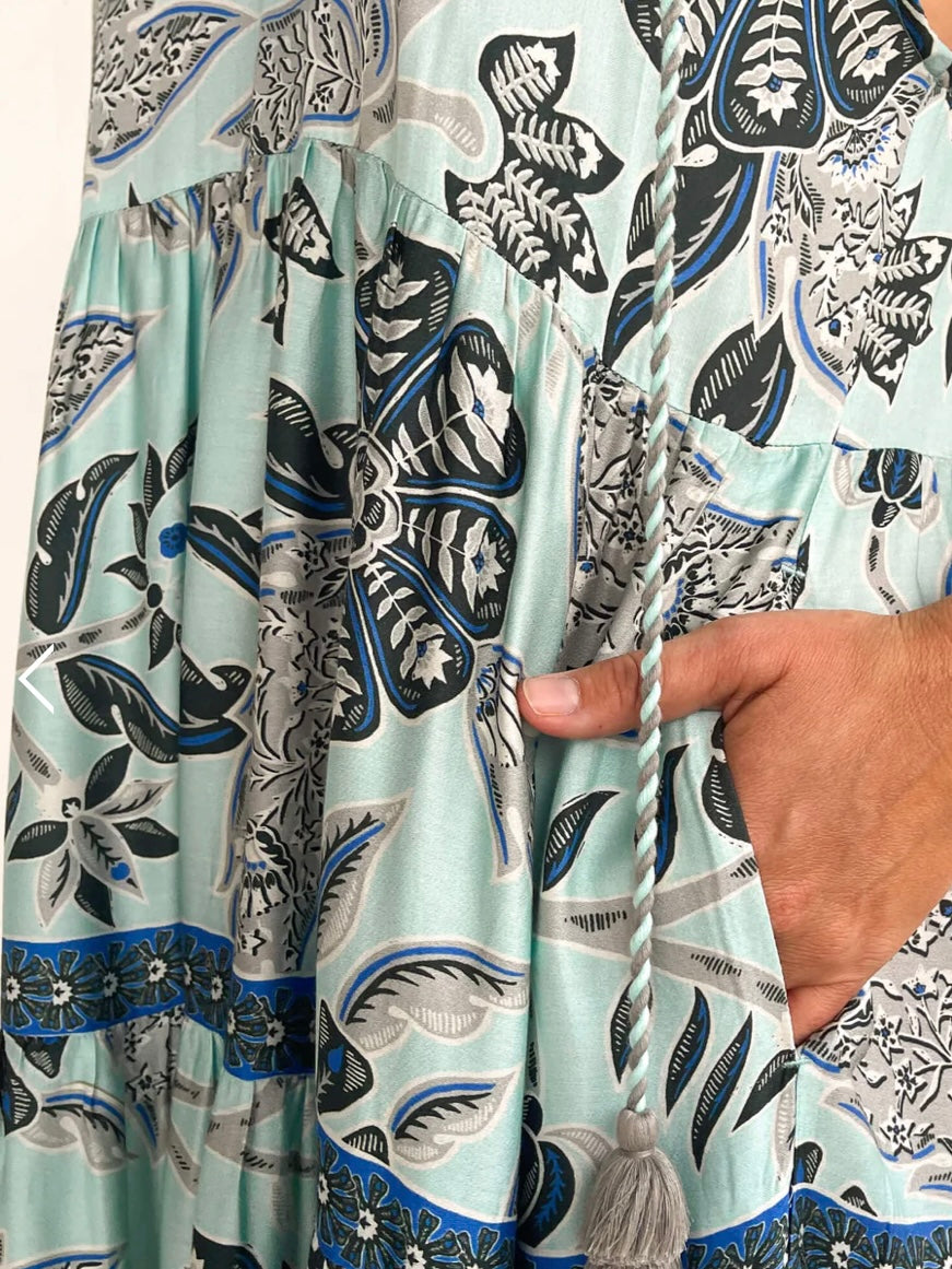 Omika Paola Maxi Dress in Nadia Mint