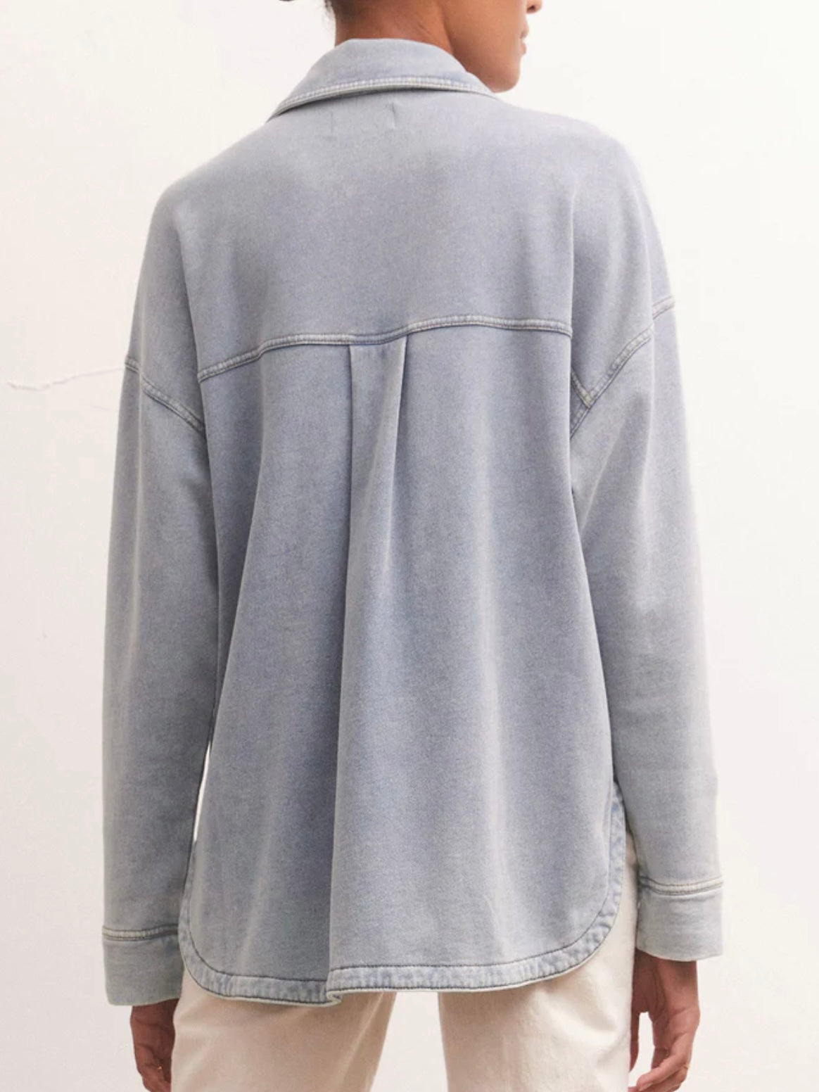 Z Supply All Day Knit Denim Jacket