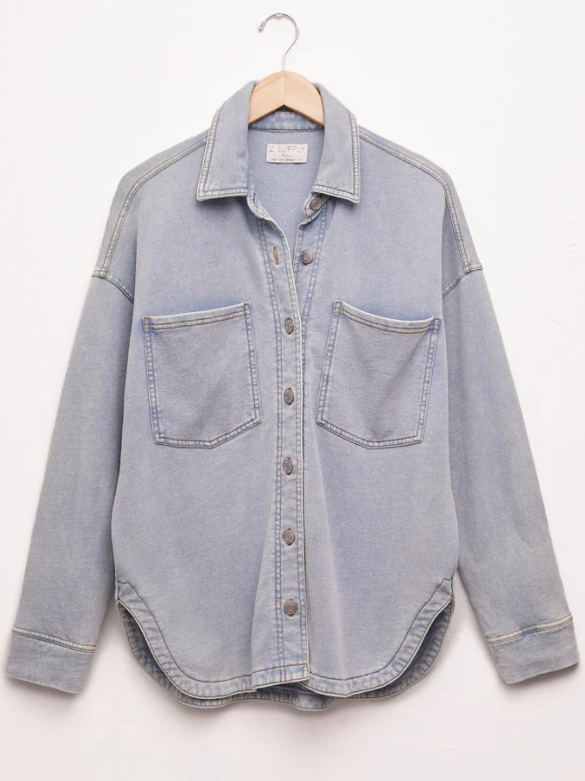 Z Supply All Day Knit Denim Jacket