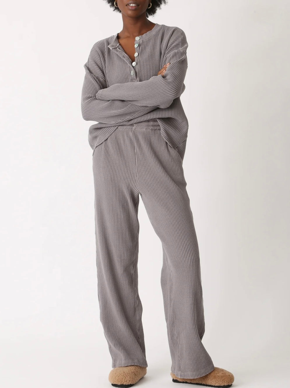 Electric & Rose Tanner Thermal Pant in Umber