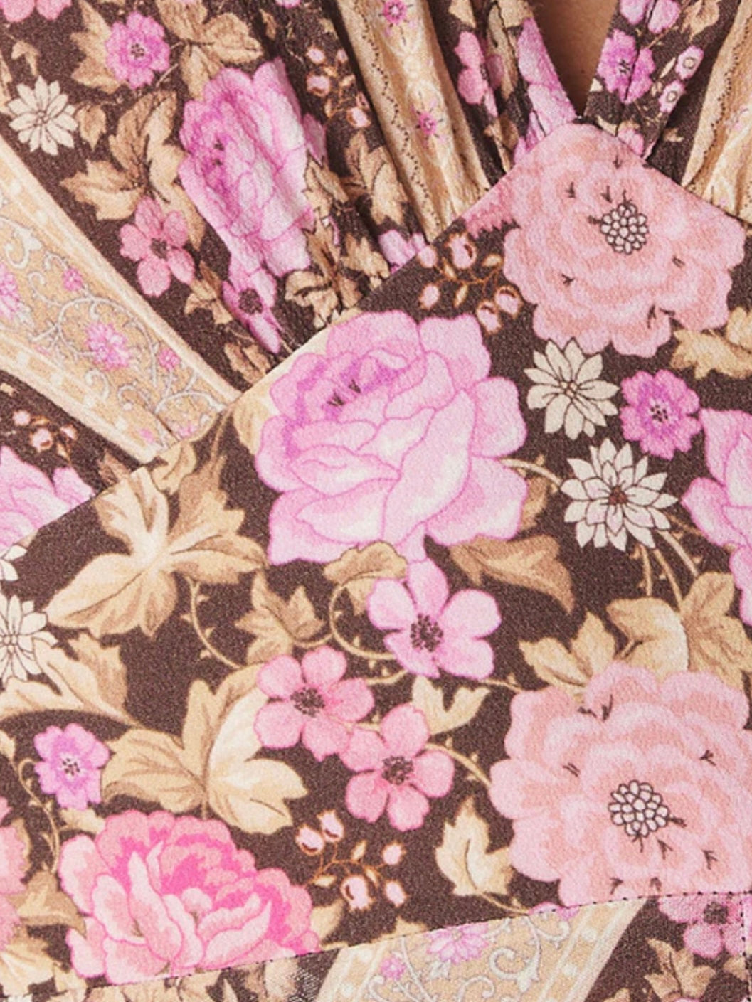 Spell Enchanted Wood Gown in Rose