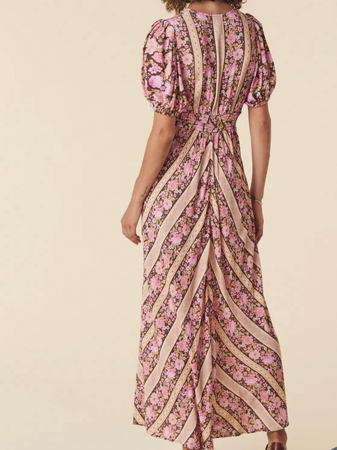 Spell Enchanted Wood Gown in Rose