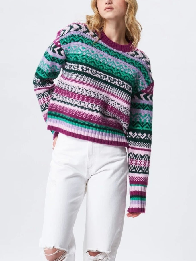 John + Jenn Blaze Sweater in Apres Bash