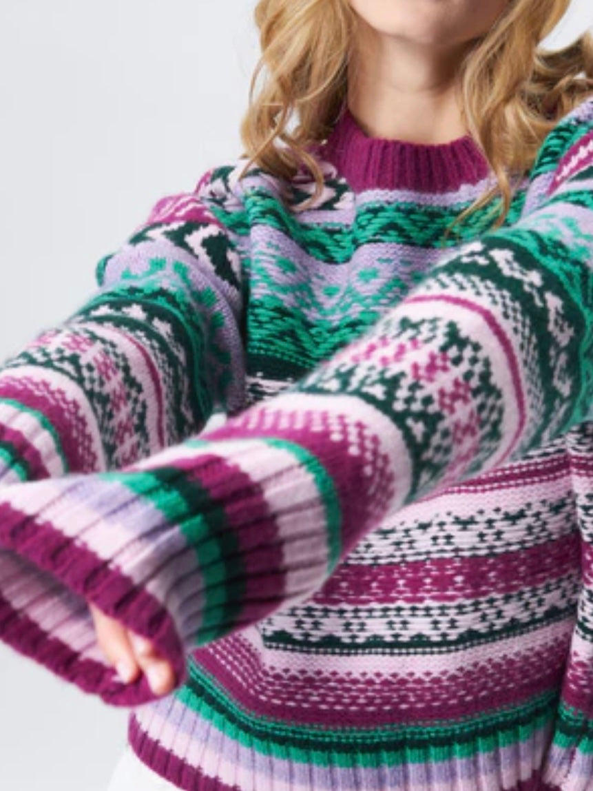 John + Jenn Blaze Sweater in Apres Bash