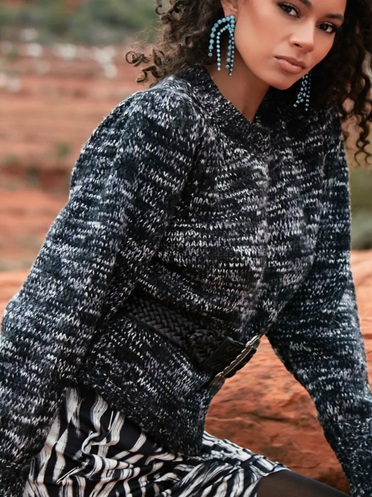Allison Charlotte Sweater in Black