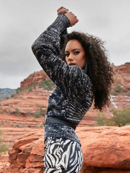 Allison Charlotte Sweater in Black