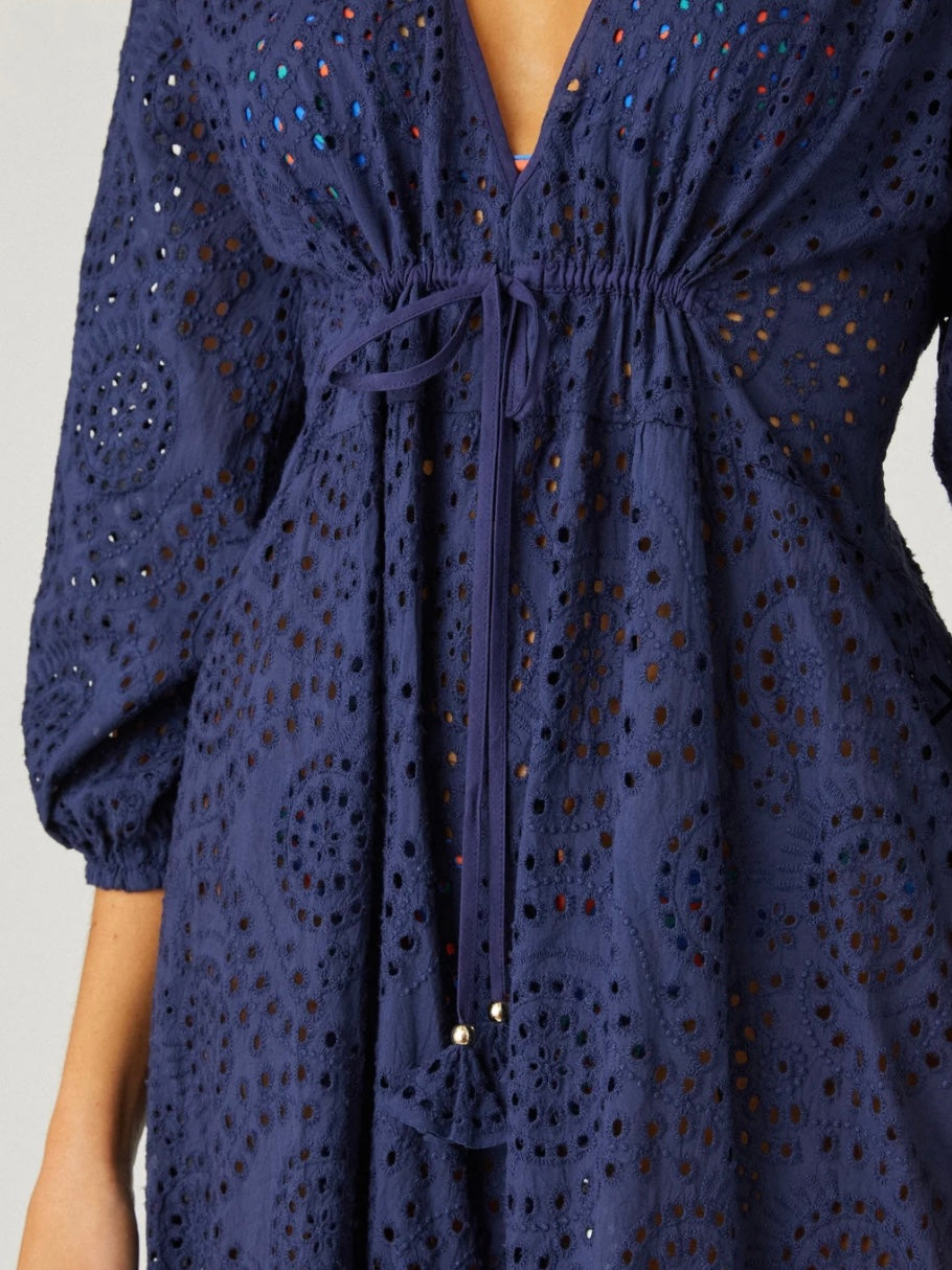 Shoshanna Marseille Dress in Navy