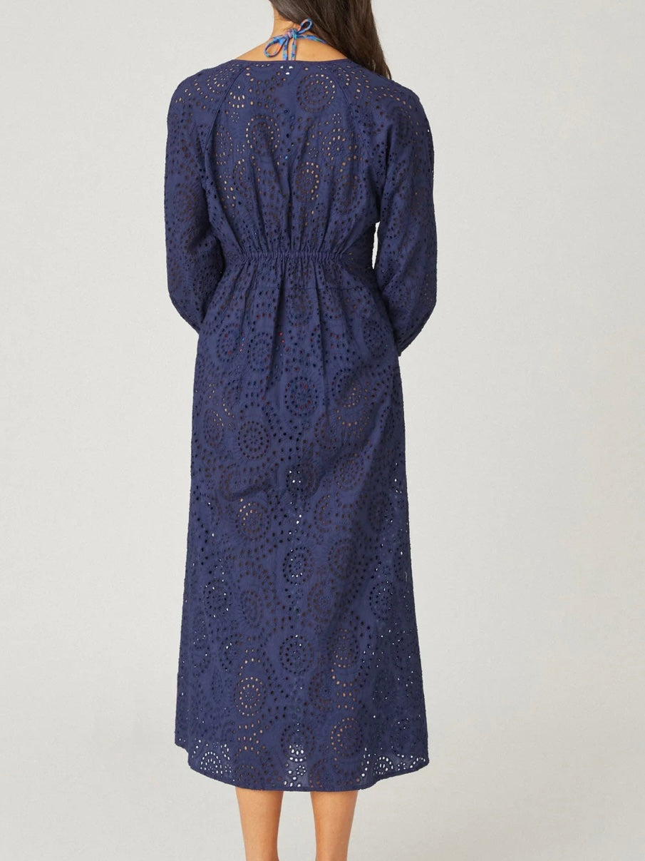 Shoshanna Marseille Dress in Navy