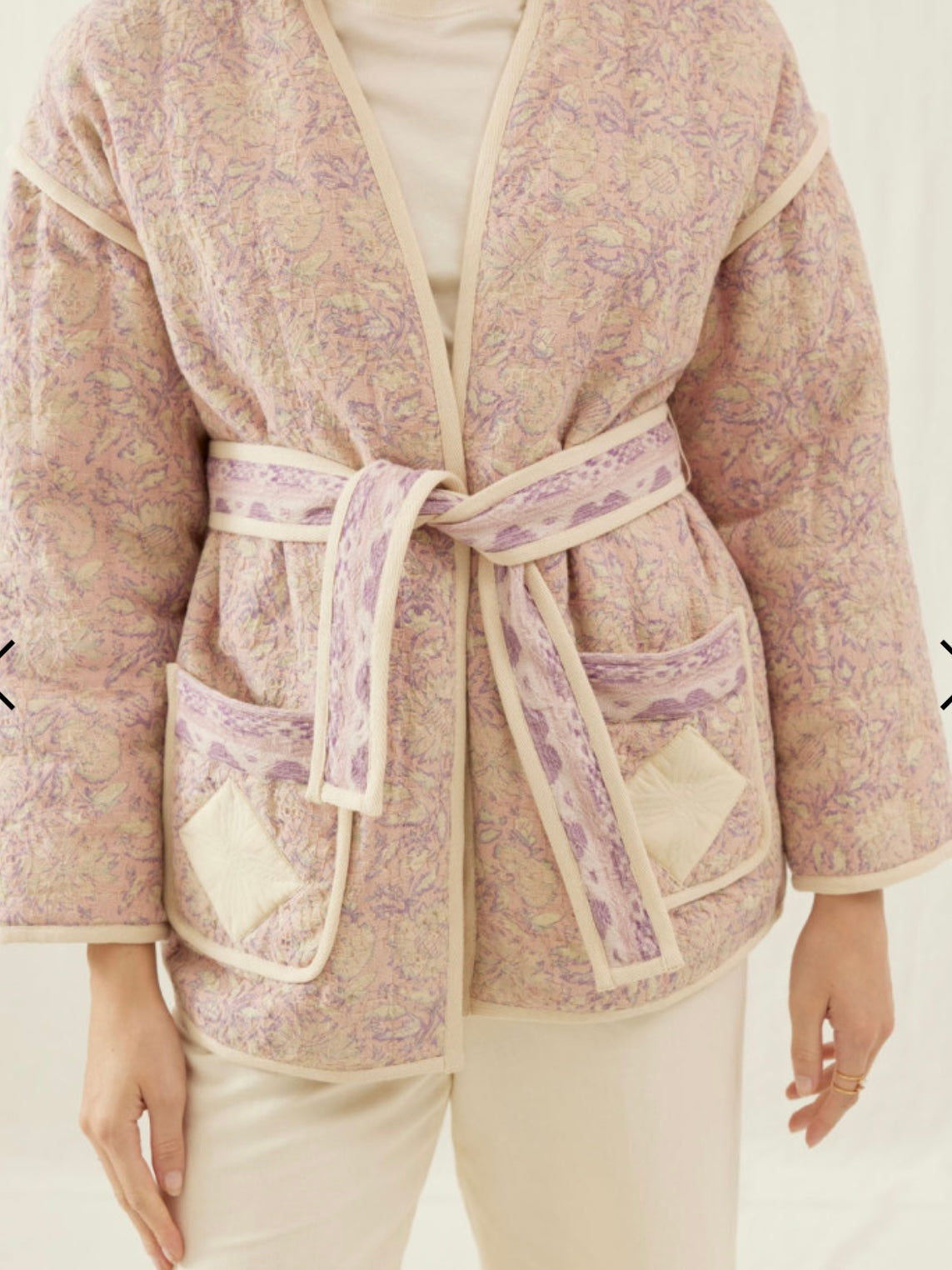 Louise Misha Marceau Jacket Pink Daisy Garden