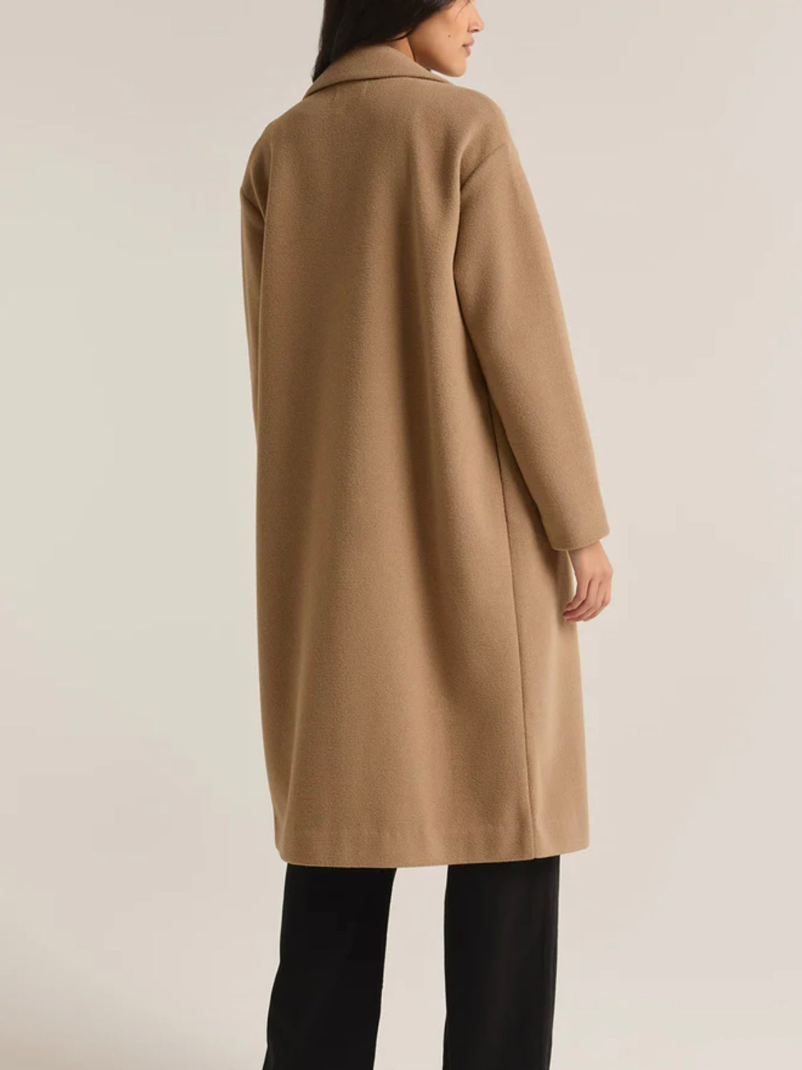 Z Supply Mason Knit Coat Classic Camel