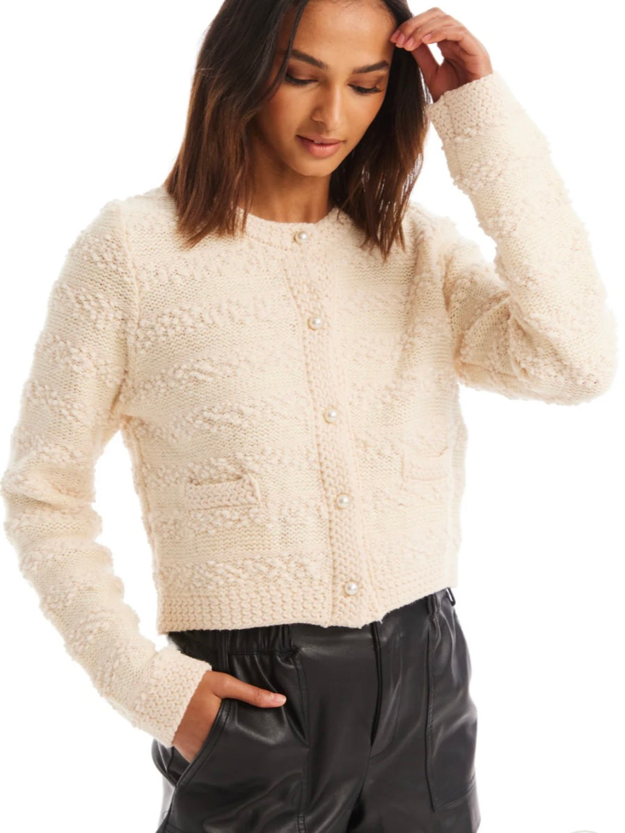 Allison Lucy Cardigan in Ivory