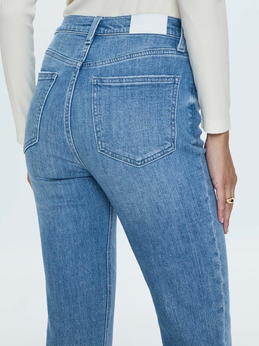 Pistola Krista High Rise Slim Boot Jean in Exam