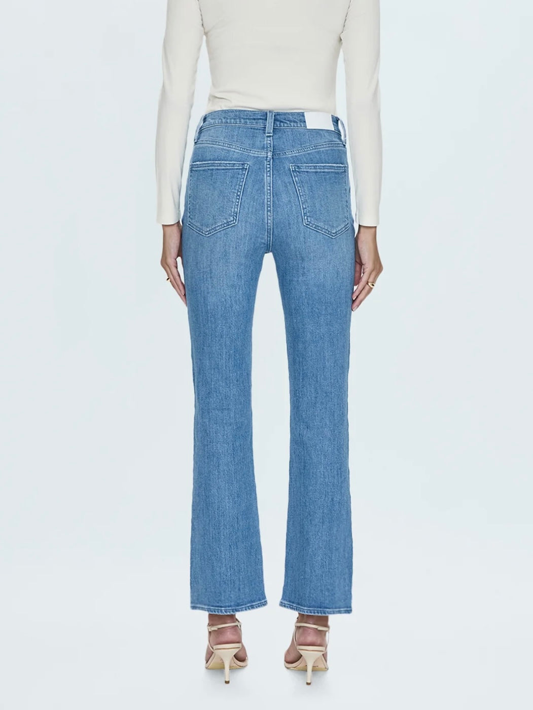 Pistola Krista High Rise Slim Boot Jean in Exam
