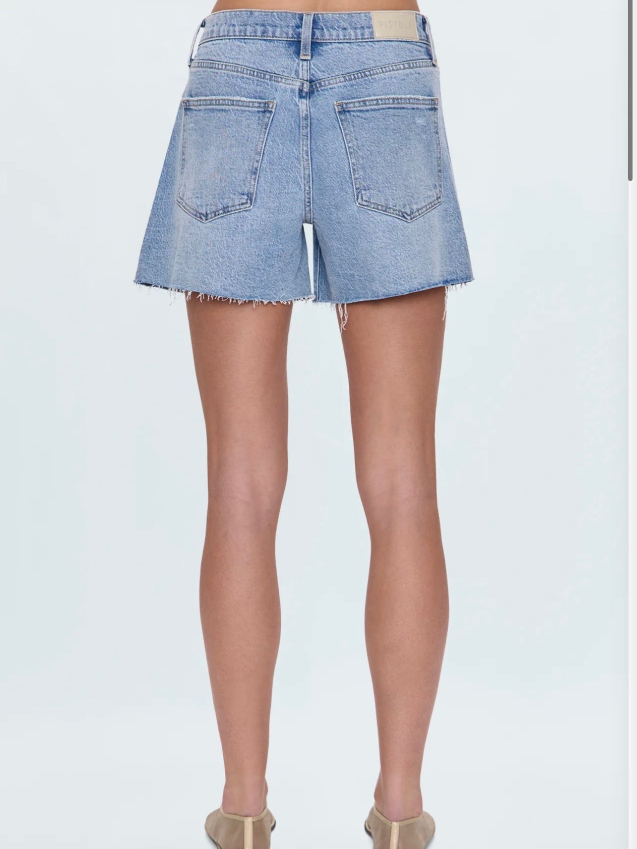 Pistola Kennedy Mid Rise Short in Normandy Vintage