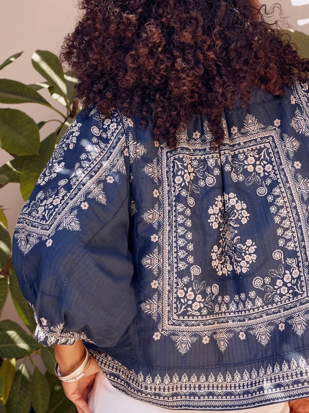 M.A.B.E Eden Jacket in Indigo