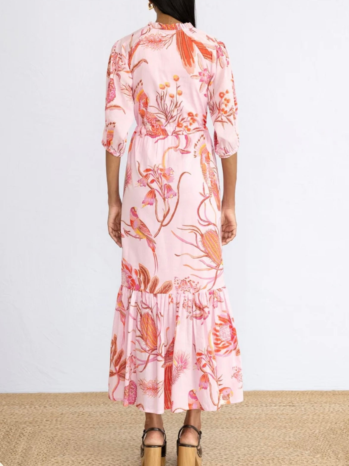 BANJANAN Betty Dress Botany Bay Pink Mist
