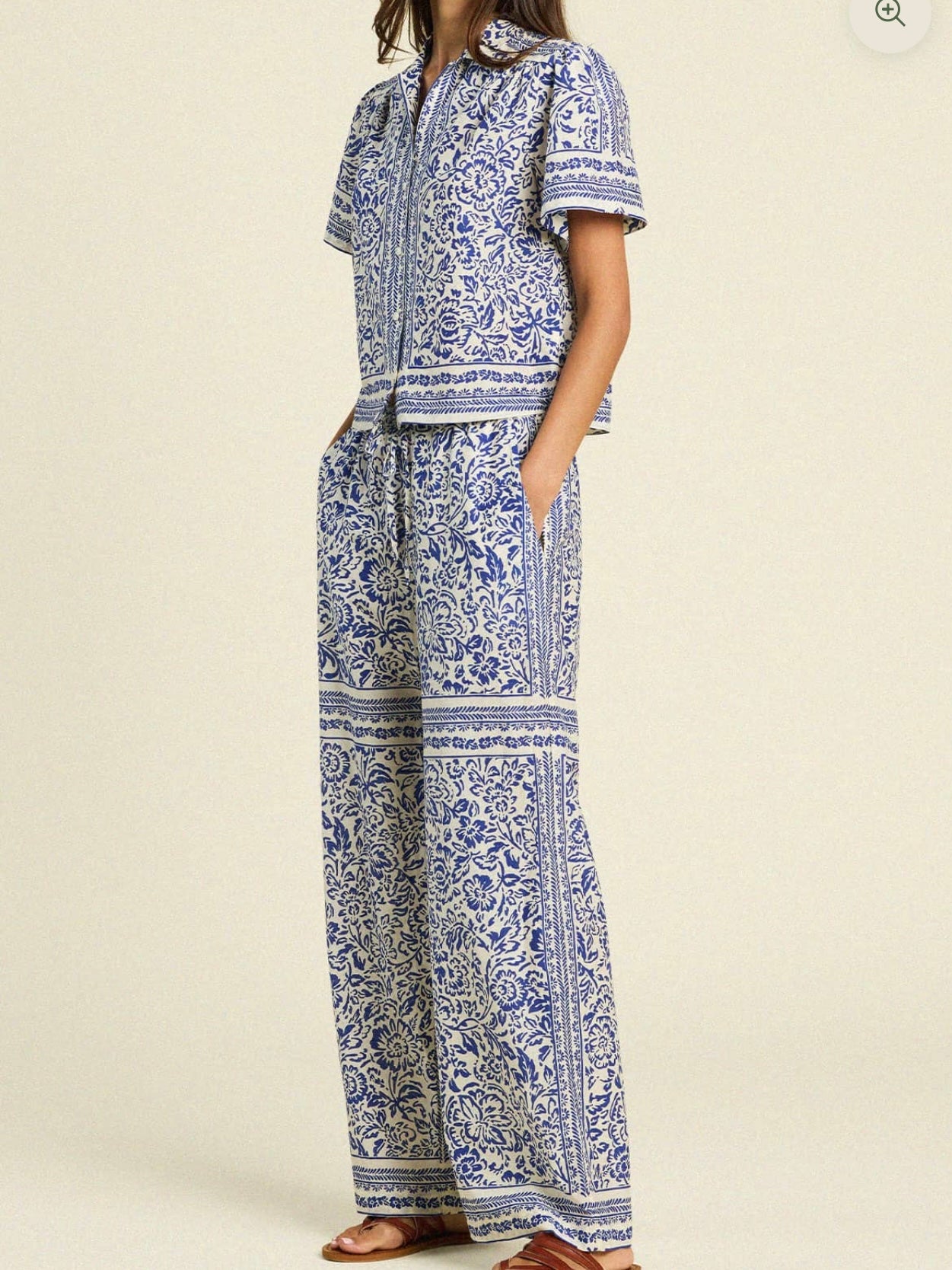 Trovata Helene Blouse Hydra Border