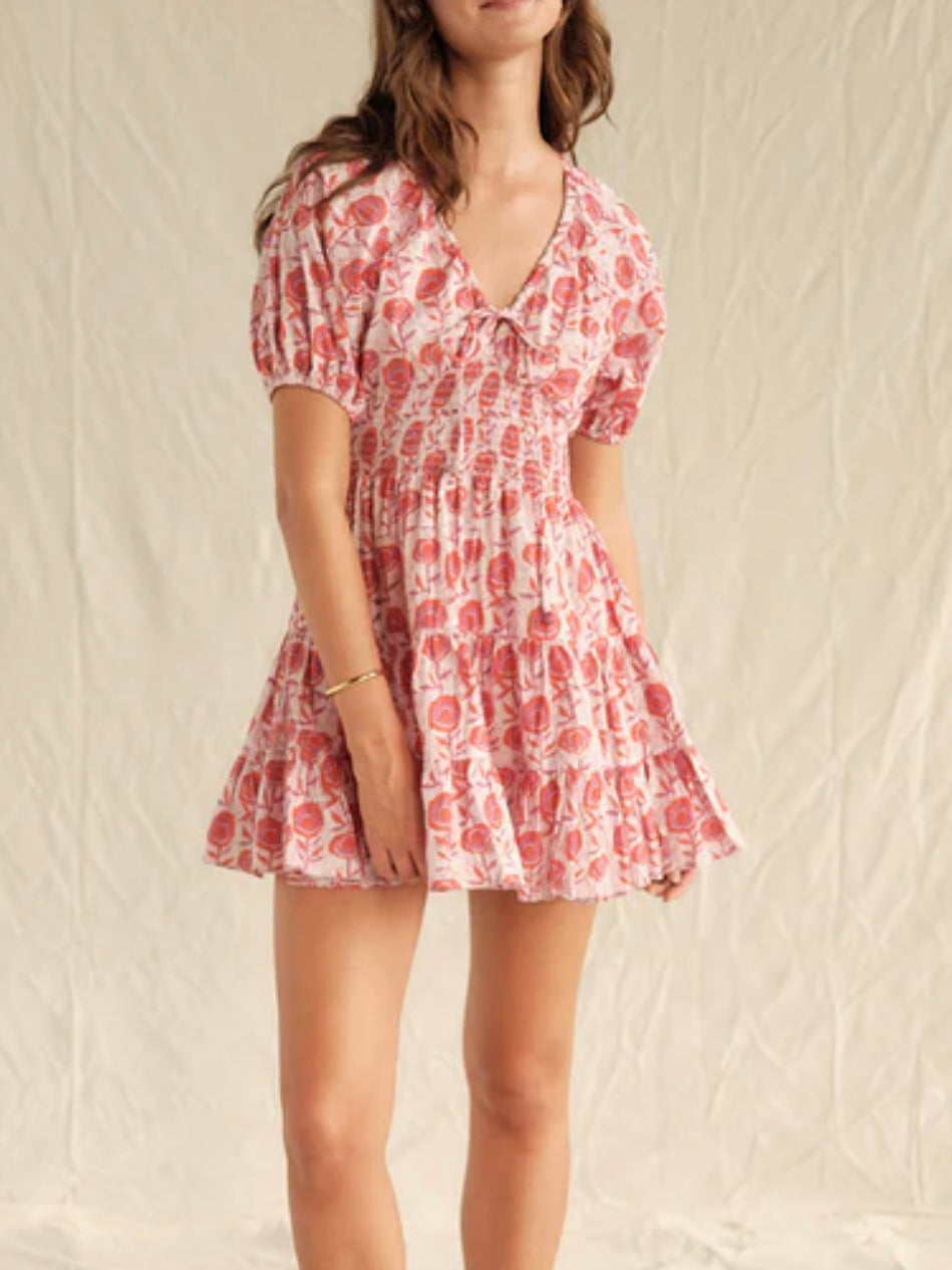Saylor Greyson Dress in Poppy Patch Batik