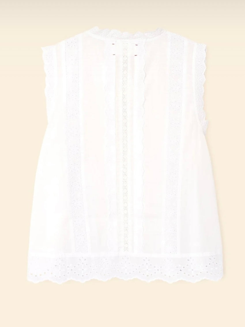 XIRENA White Lara Shirt