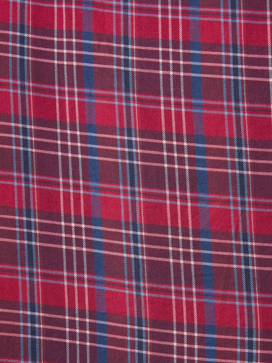 Trovata Orly Blouse Mulled Wine Plaid