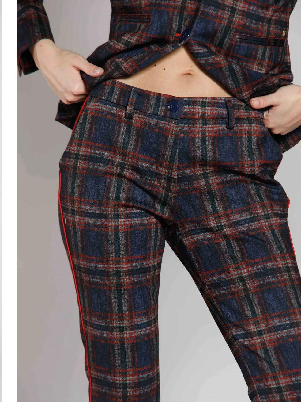 Mason's New York Chino Pant in Wales Pattern