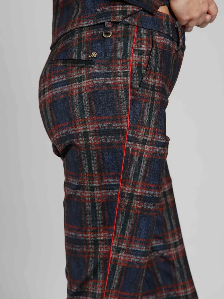 Mason's New York Chino Pant in Wales Pattern