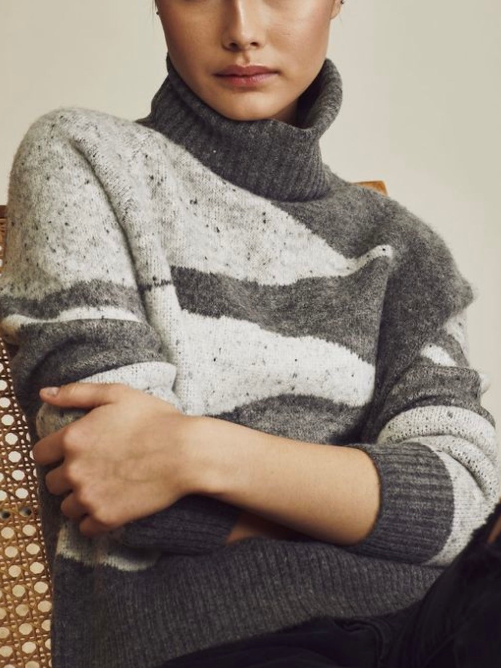 John + Jenn Jennison Sweater in Flint