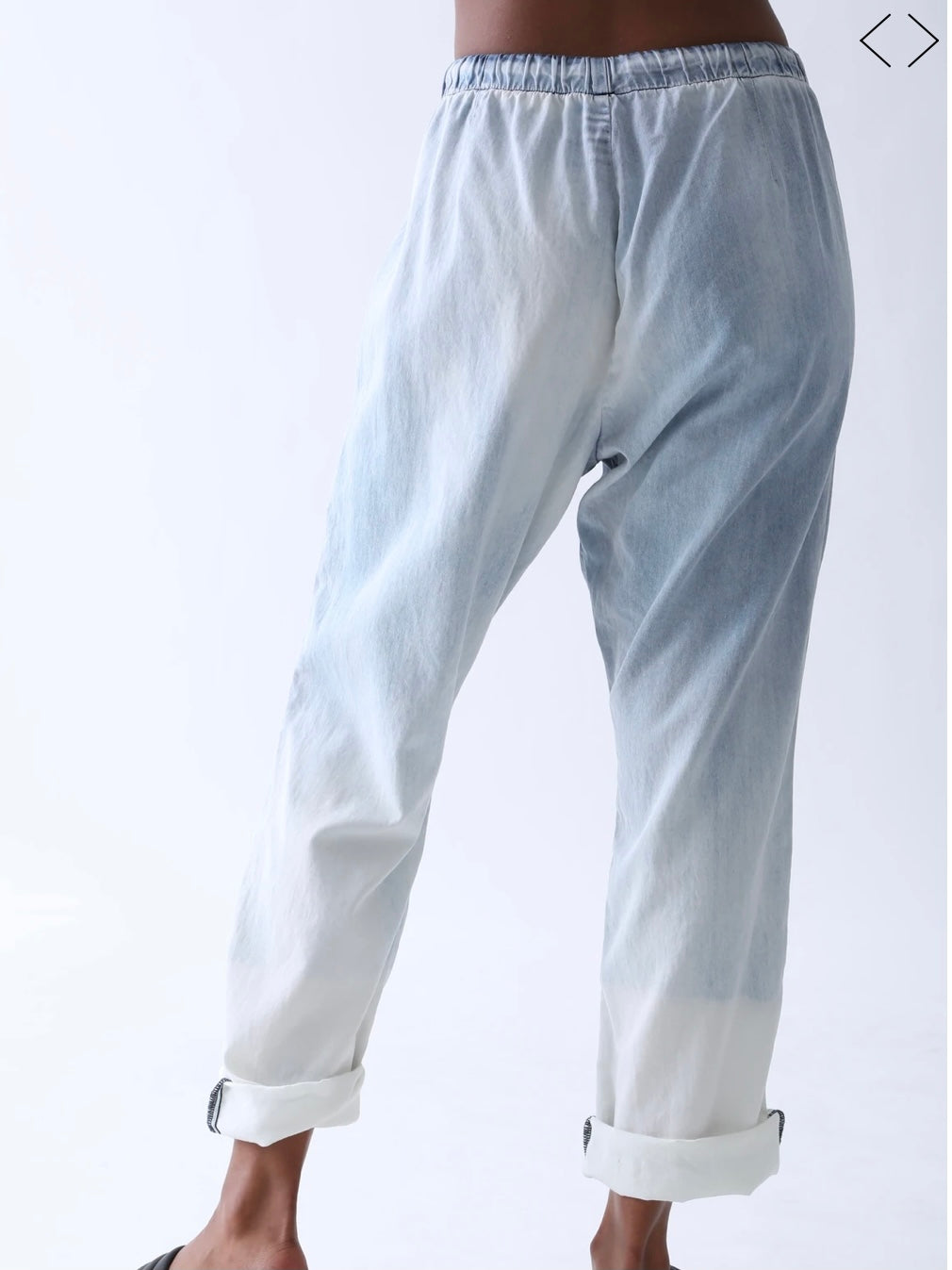 Electric & Rose Mulholland Pant in Sun Bleach Light Denim Blue