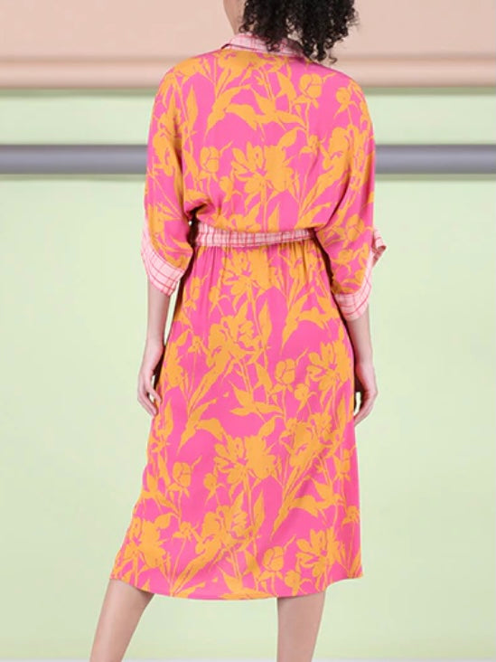 Bl^nk Tuija Shirt Dress in Pink