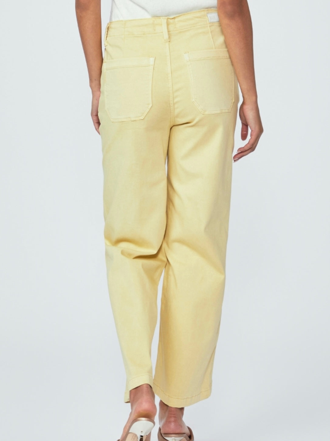 Paige Carly Vintage Pant in Vanilla Sugar
