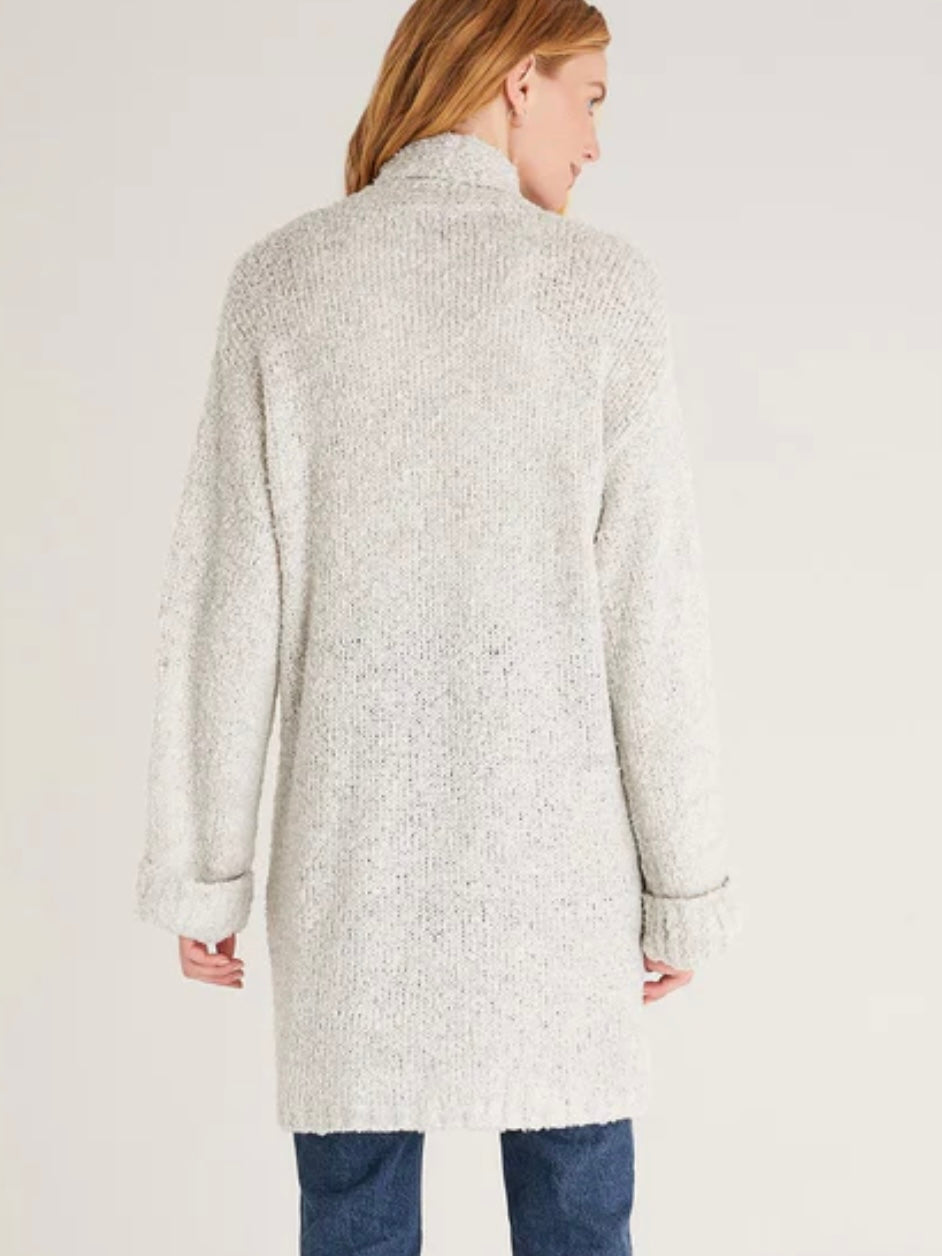 Z Supply Helen Oversized Cardigan in Heather Gray