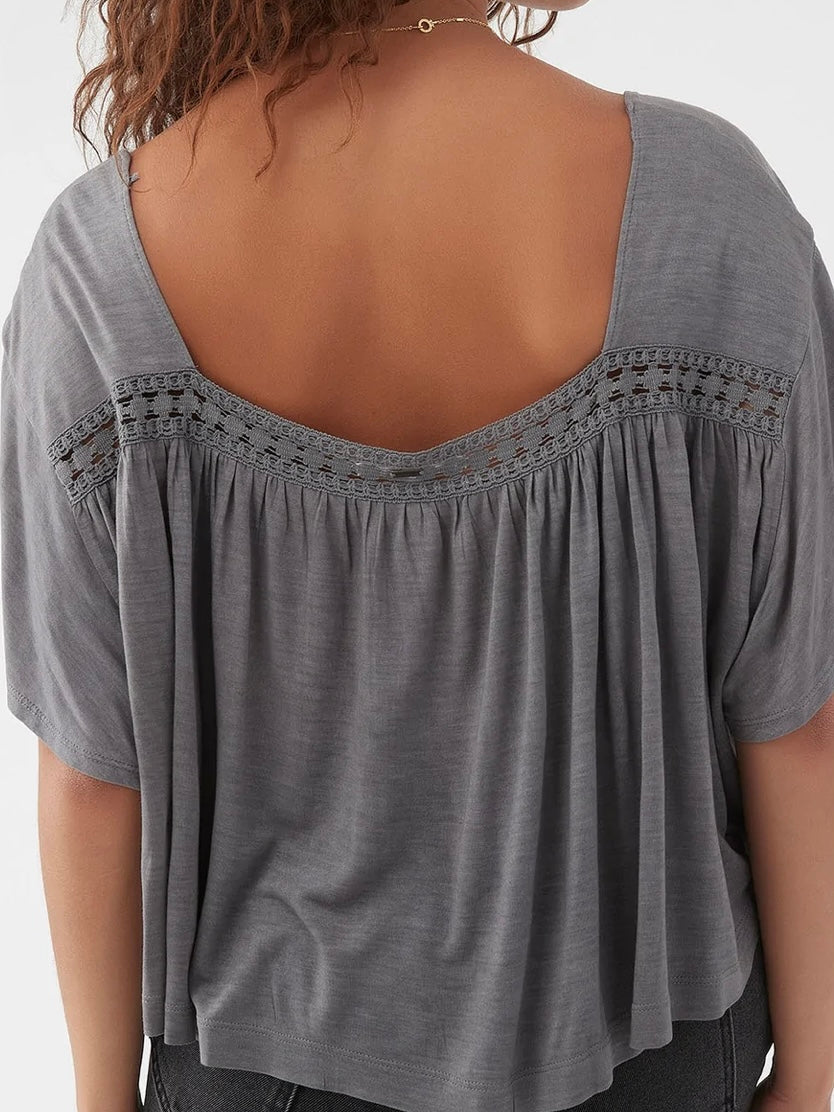 O'Neill Mariposa Top in Smoked Pearl