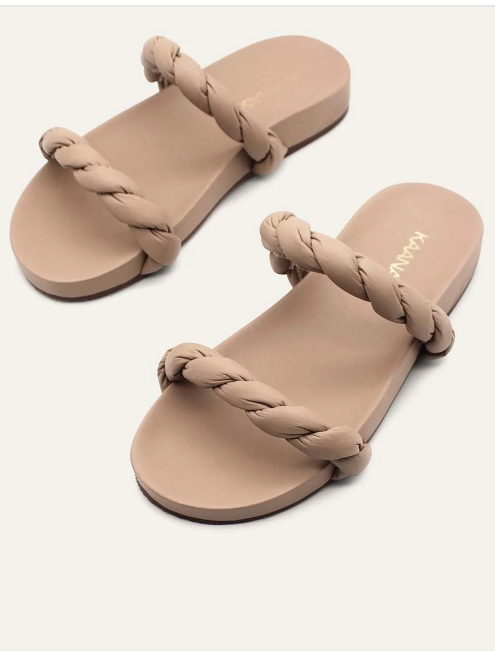 Kaanas Nosara Double Twisted Band Pool Slide in Sand