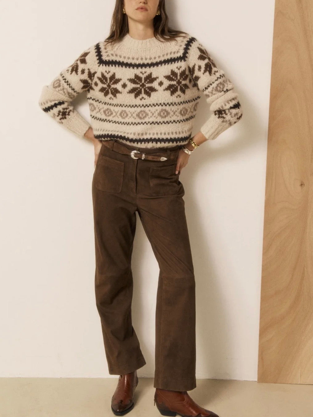 Hartford Matrye Sweater Off White