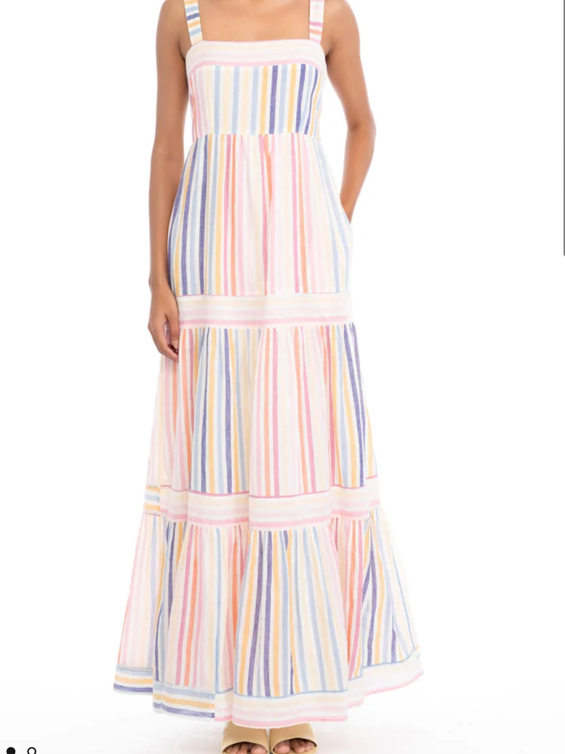 Banjanan Daniella Dress in Candy Stripe