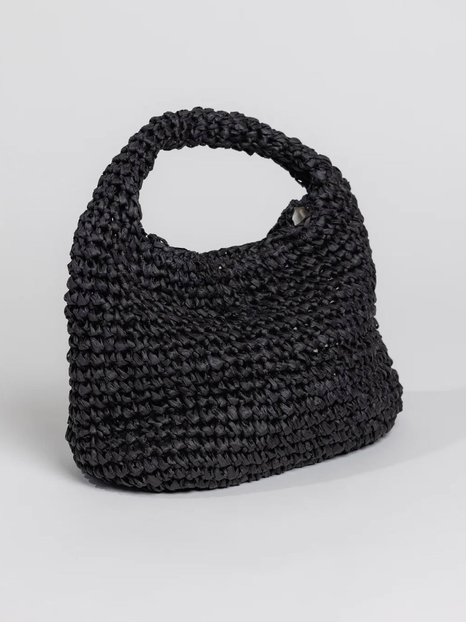 Hat Attack Slouch Bag in Black