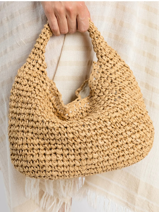 Hat Attack Slouch Bag in Toast