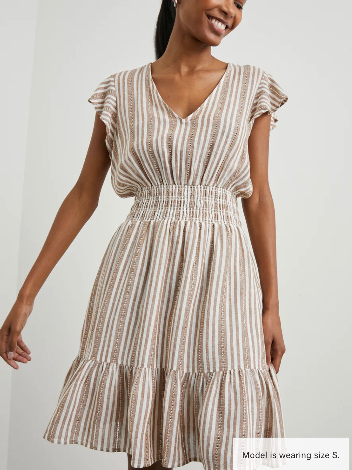 Rails Tara Dress in Palo Santo Stripe