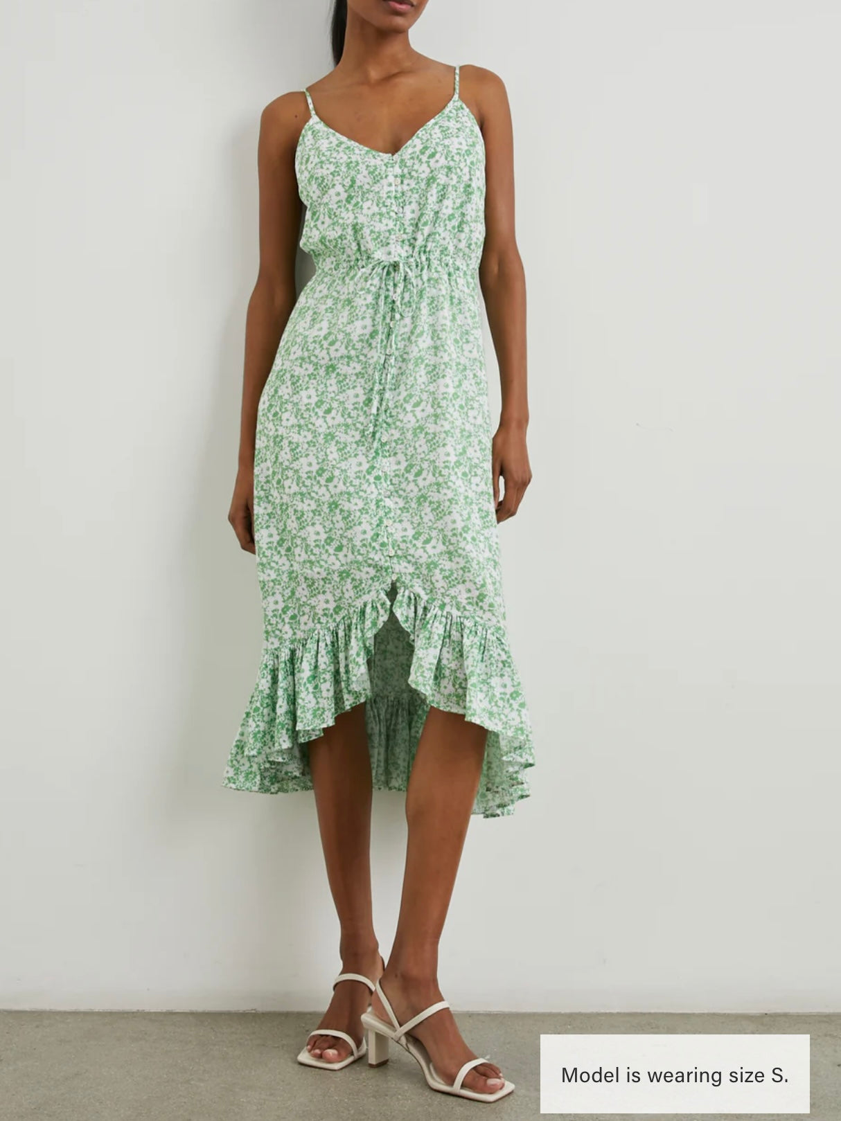 Rails Frida Dress in Green Texture Floral