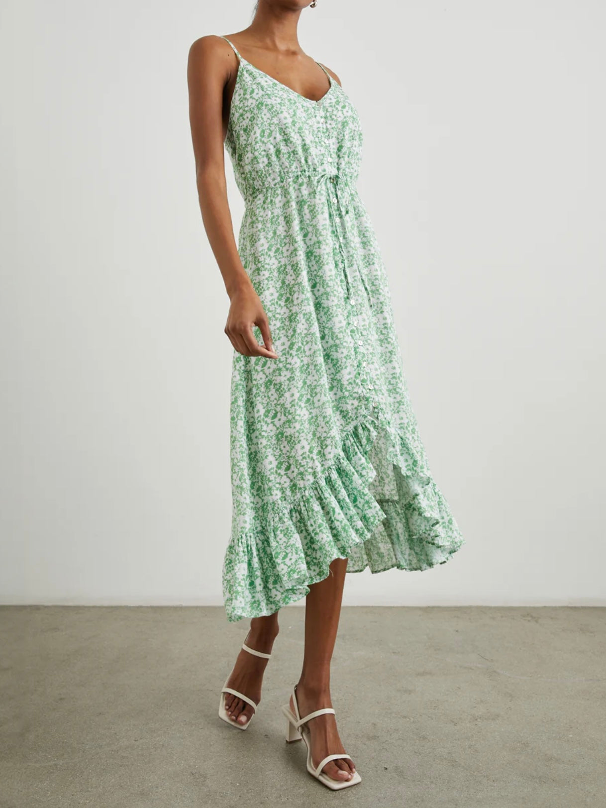 Rails Frida Dress in Green Texture Floral