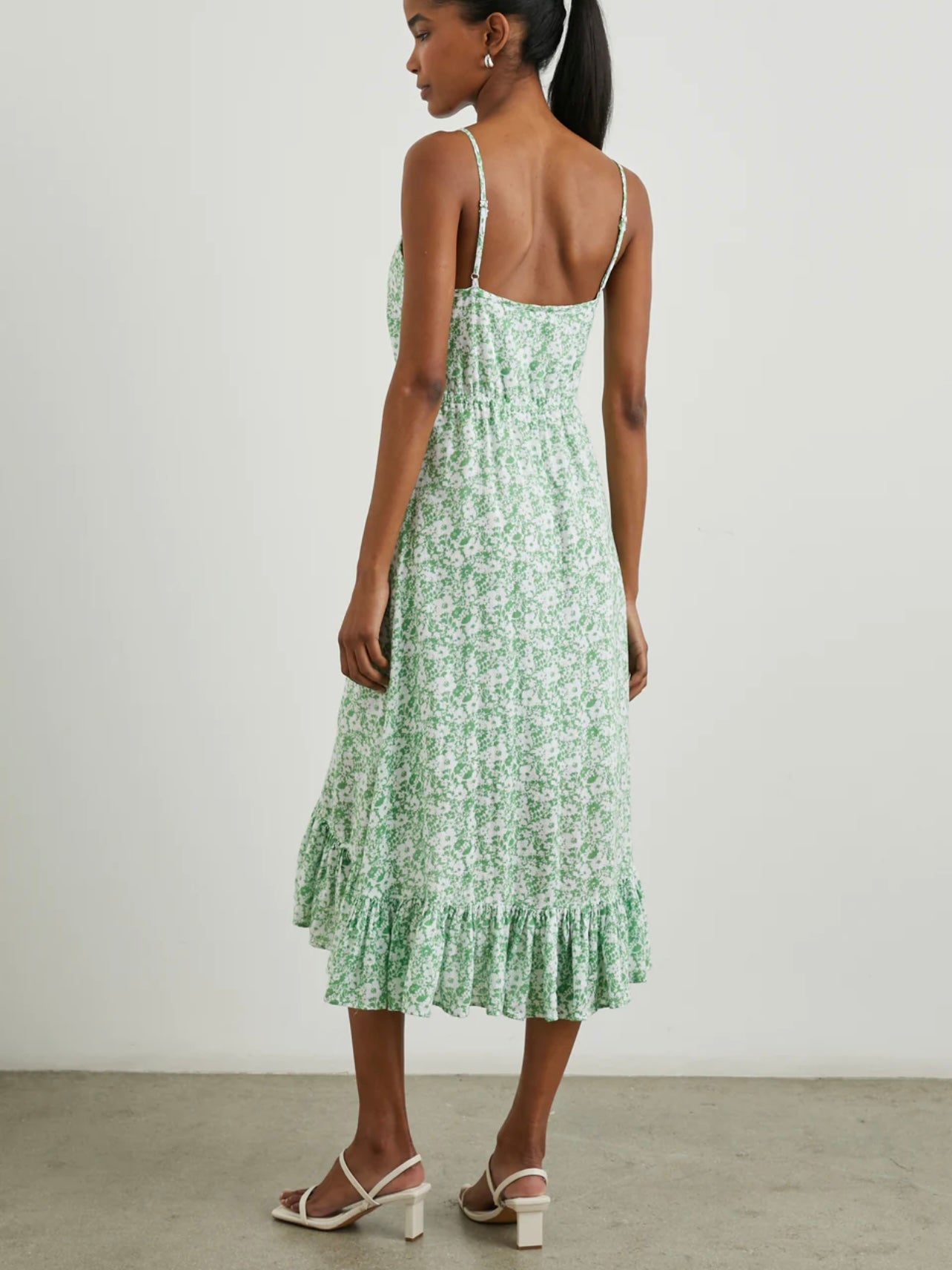 Rails Frida Dress in Green Texture Floral