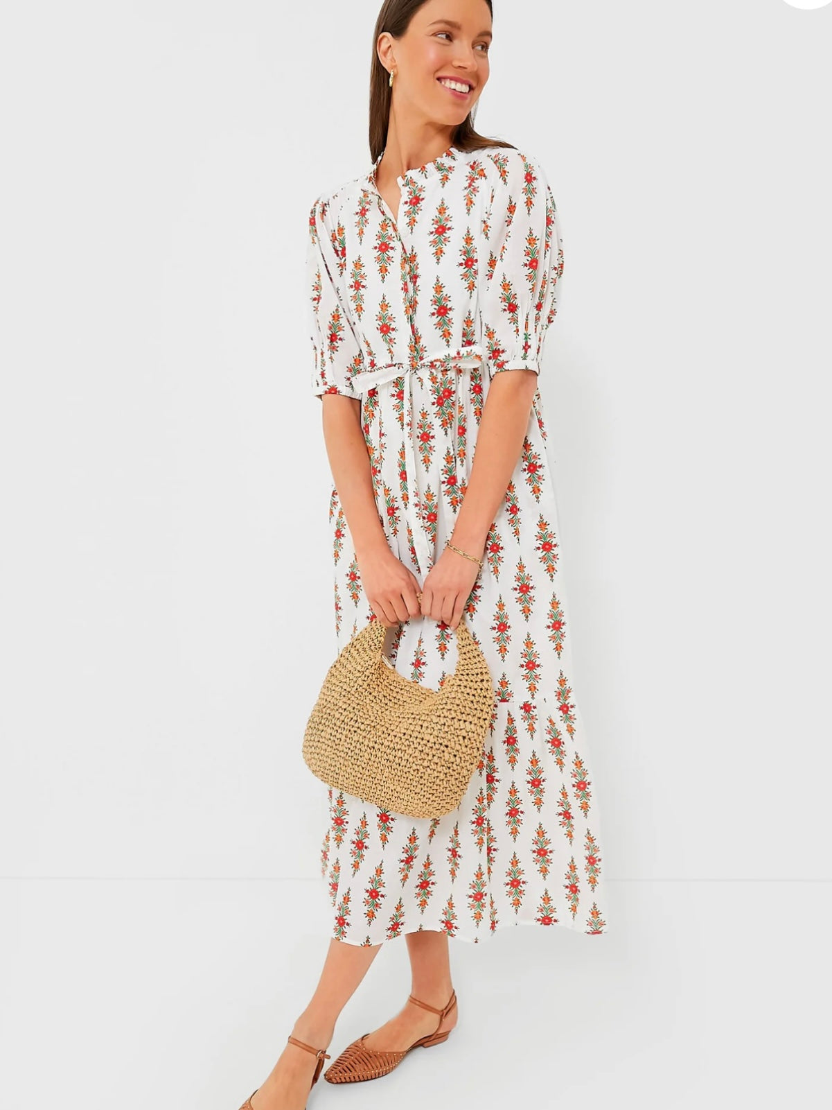 Banjanan Betty Dress in Coconut