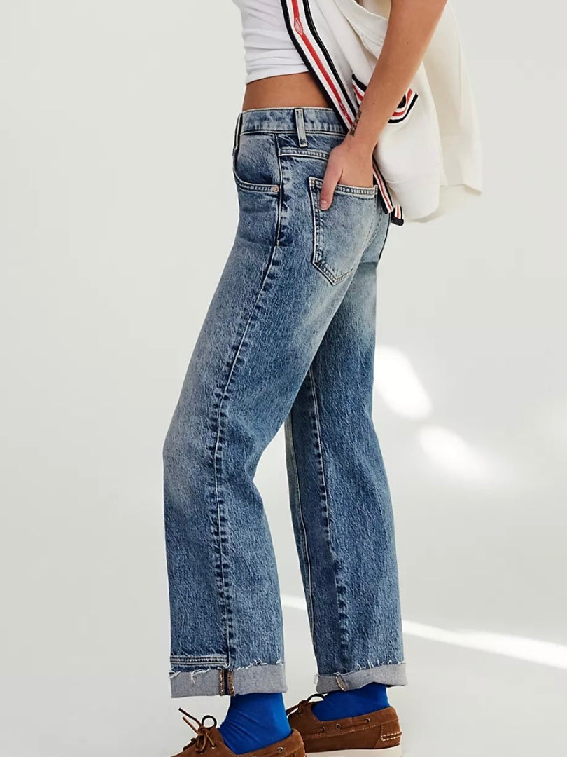 Free People We The Free Risk Taker High-Rise Jeans Mantra