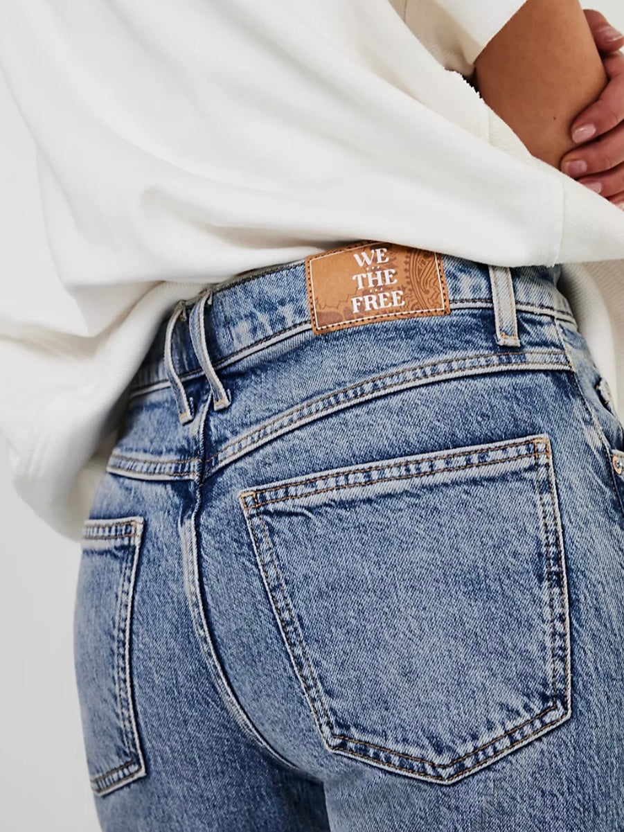 Free People We The Free Risk Taker High-Rise Jeans Mantra