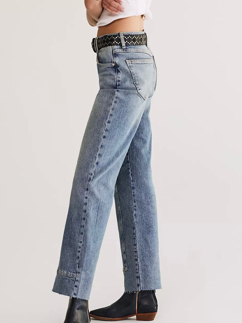 Free People We The Free Risk Taker High-Rise Jeans Mantra