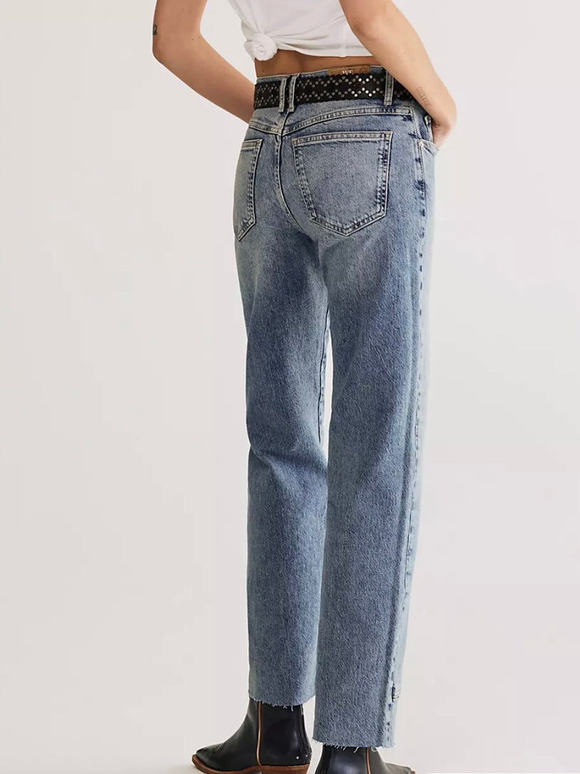 Free People We The Free Risk Taker High-Rise Jeans Mantra