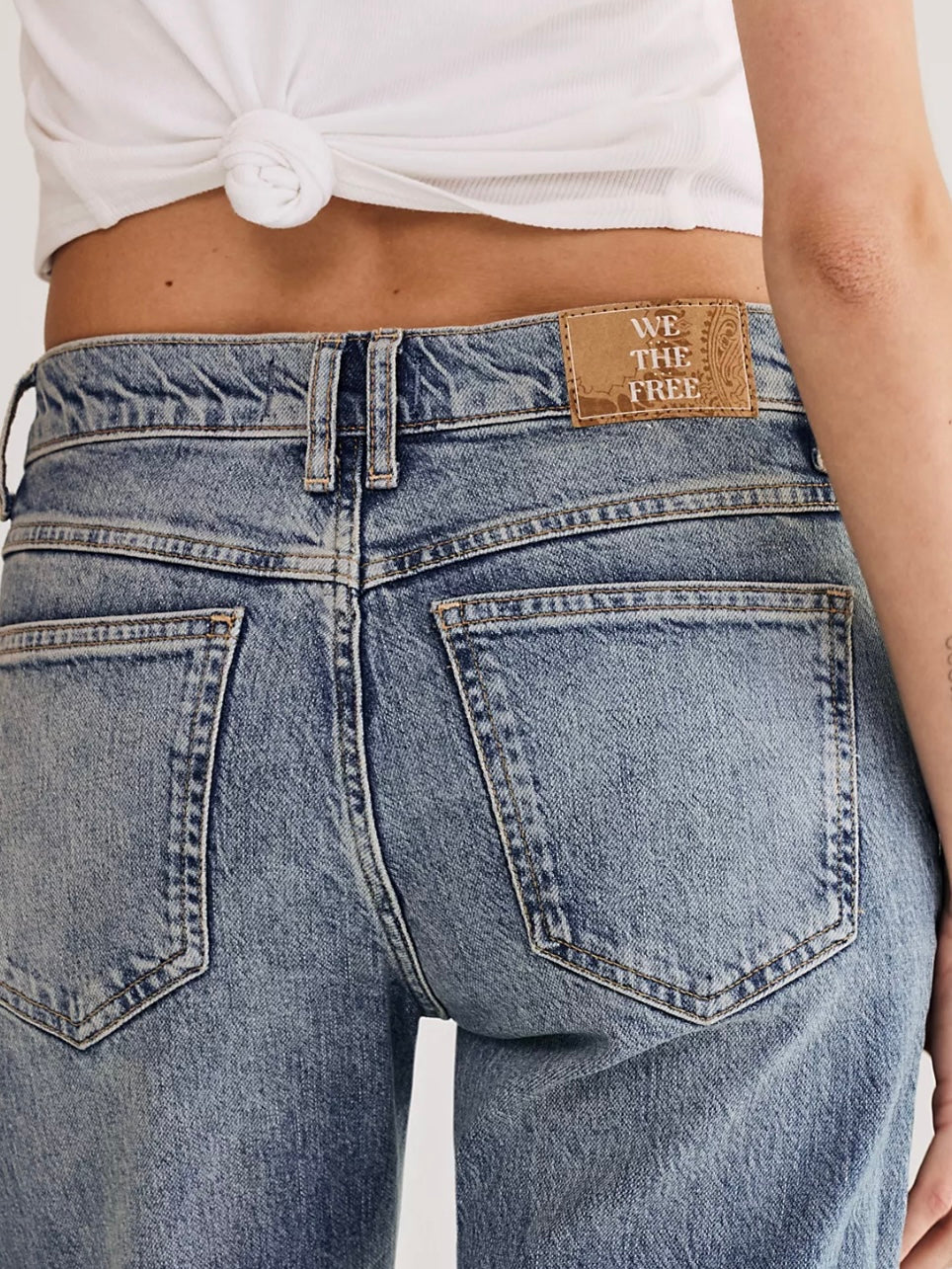 Free People We The Free Risk Taker High-Rise Jeans Mantra