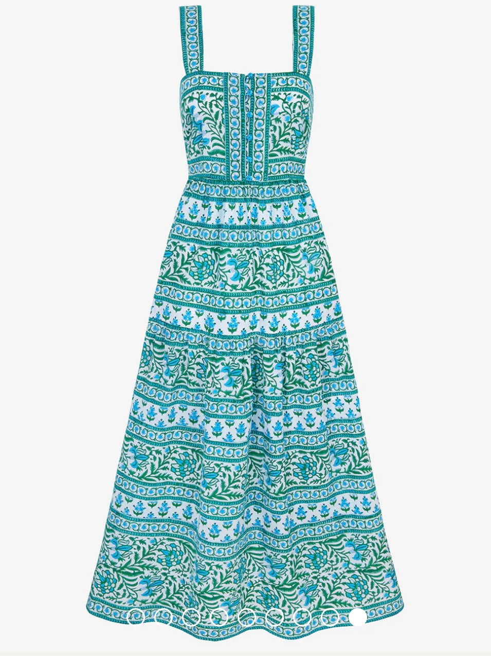 Pink City Prints Aqua Mix Lucia Dress