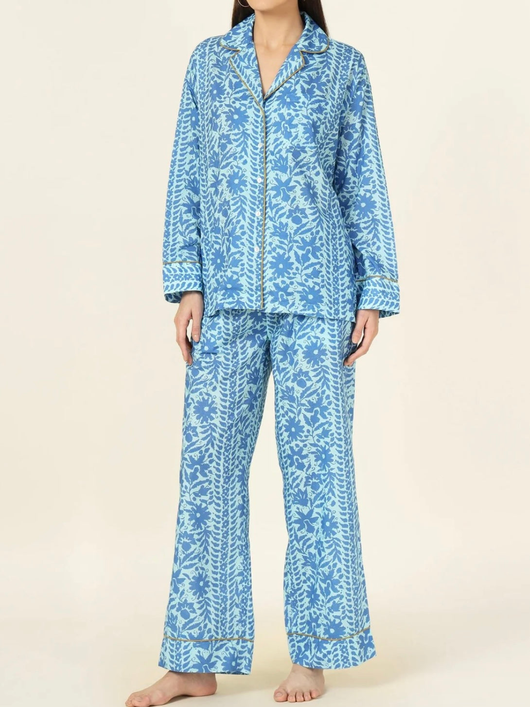 Omika Cotton PJ Pant Set Natasha Montego